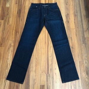 Never worn Sinclair 29 denim the Thiel straight leg jeans dark blue size 29